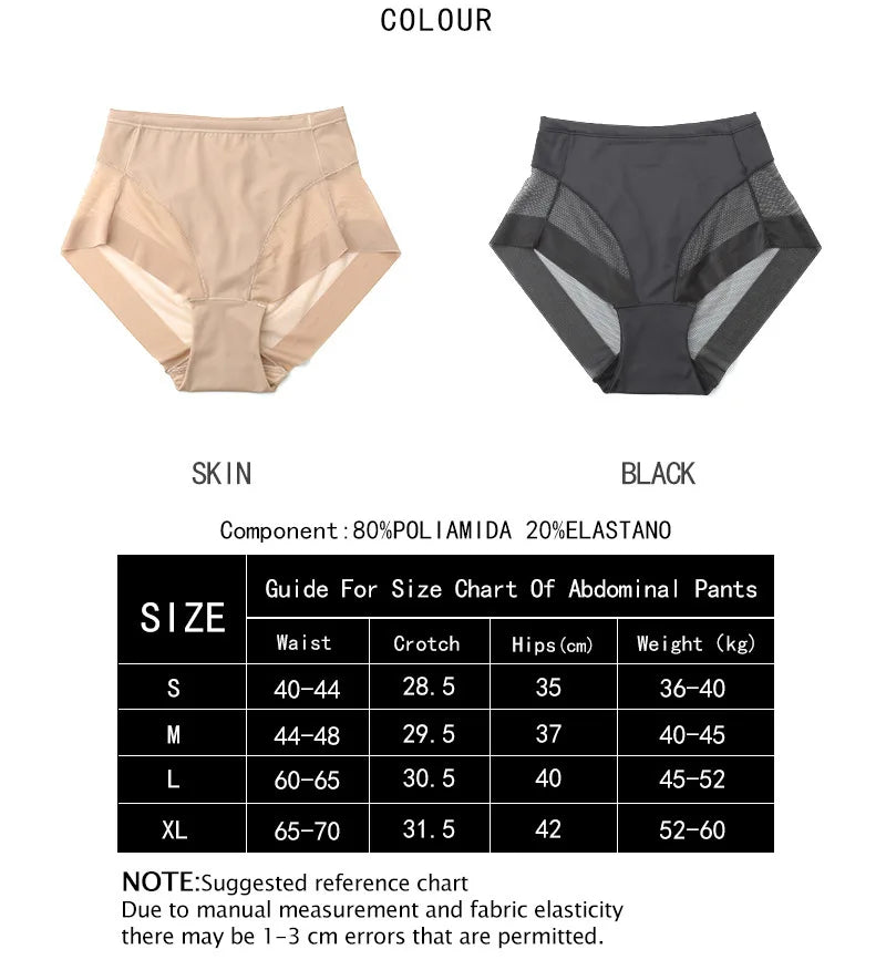 Womens Slimming Panties High Waist Tummy Control Briefs Female Trainer Shaping Underpants Butt Lifter Shapewear Underwear S-XL MAMAFO SHOP